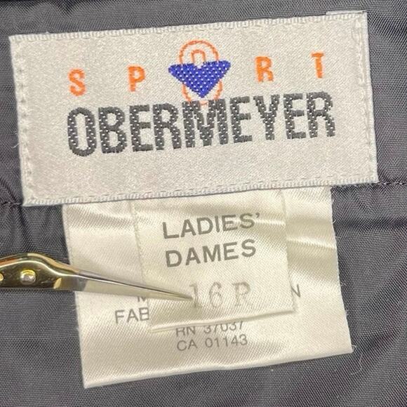Vintage Obermeyer Sport Stirrup Wool Blend Ski Pants Size 16R - Picture 9 of 10